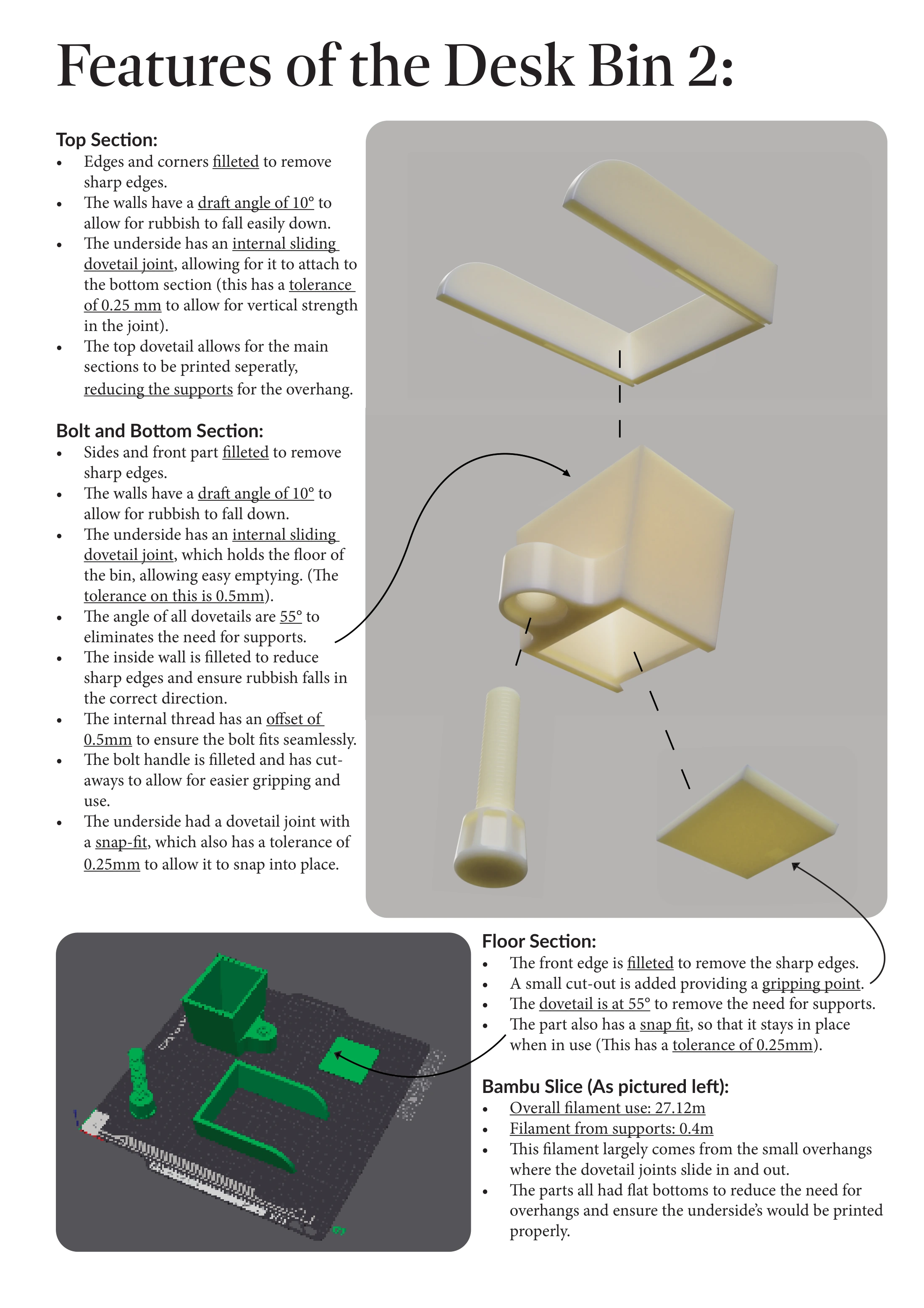 Desk Tidy — design sheet 4