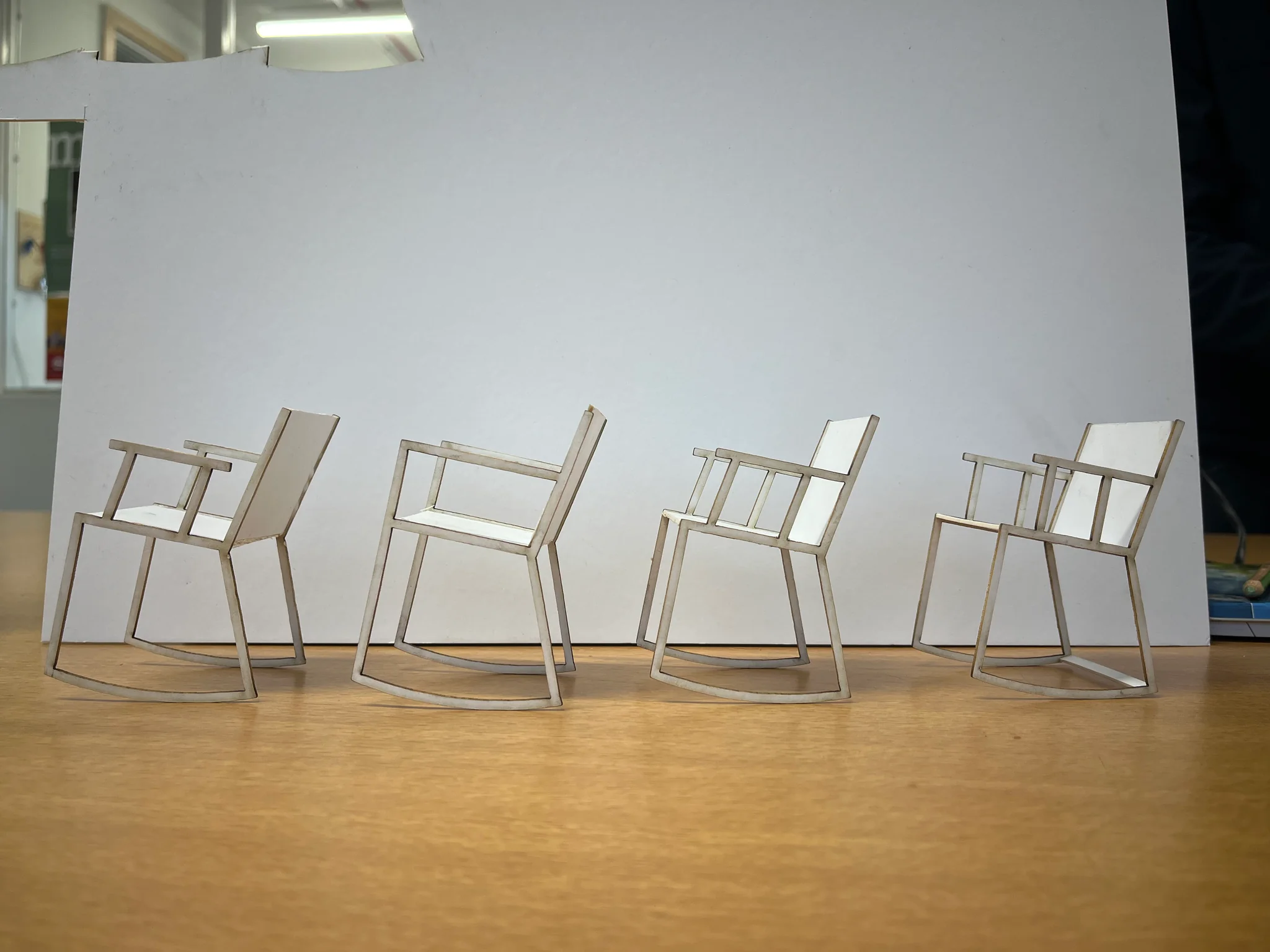 Steel Rocking Chair