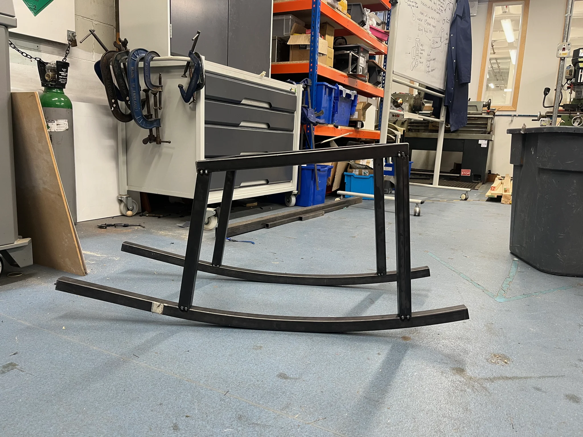 Steel Rocking Chair