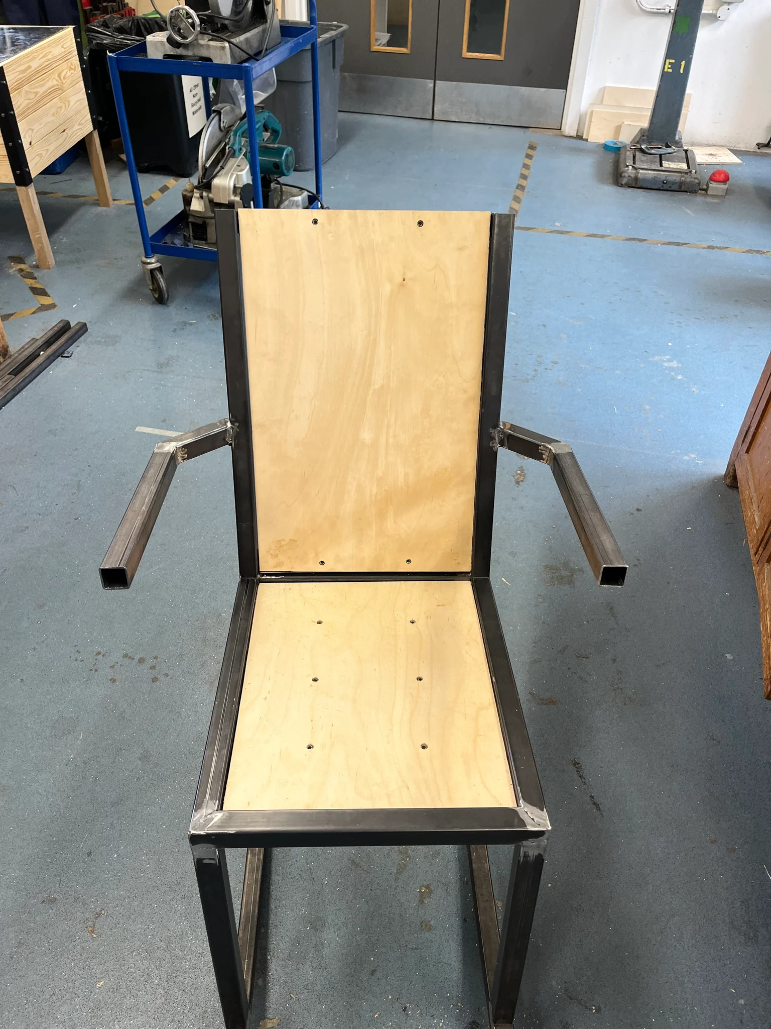 Steel Rocking Chair
